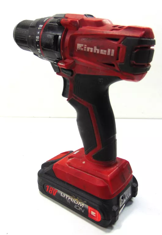 WKRĘTARKA EINHELL TC-CD-18-2LI + 2 AKU 18V + ZASIL+ WAL