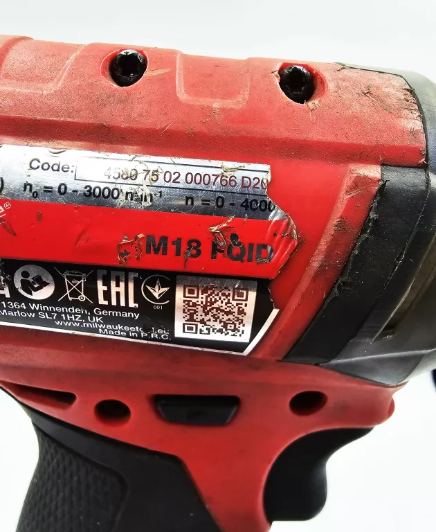 ZAKRĘTARKA UDAROWA MILWAUKEE M18 FQID + AKUMULATOR M18 HB8 8.0 AH