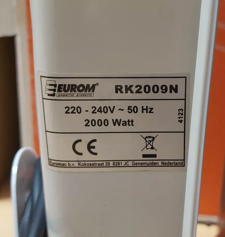GRZEJNIK OLEJOWY EUROM RK-2009 N