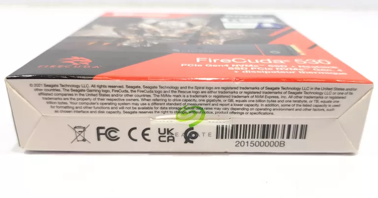 SEAGATE FIRECUDA 530 M.2 500 GB PCI EXPRESS 4.0 3D TLC NVME