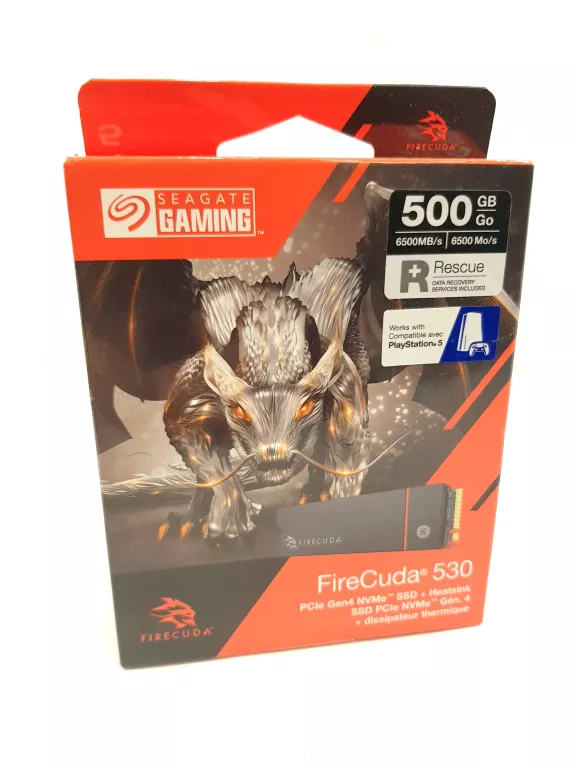 SEAGATE FIRECUDA 530 M.2 500 GB PCI EXPRESS 4.0 3D TLC NVME