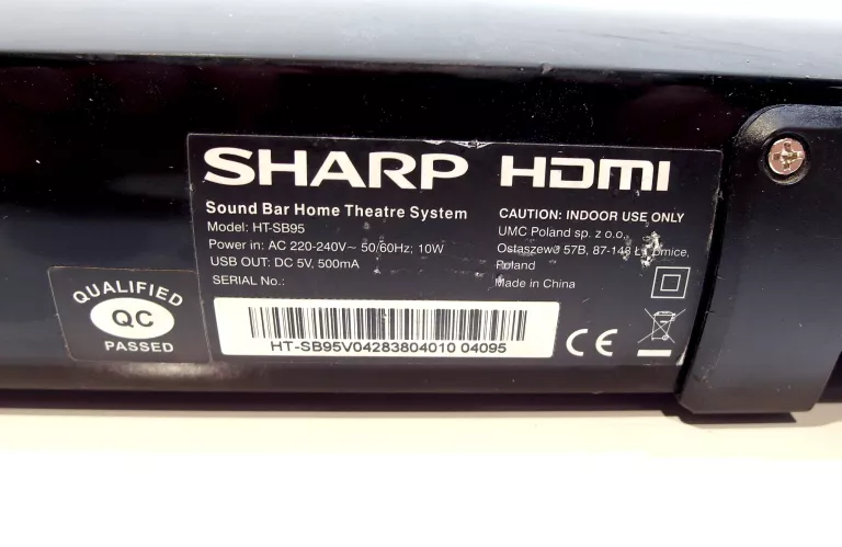SOUNDBAR SHARP HT-SB95