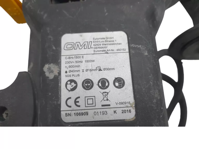 MŁOTOWIERTARKA CMI C-BH-1500 1500W OKAZJA