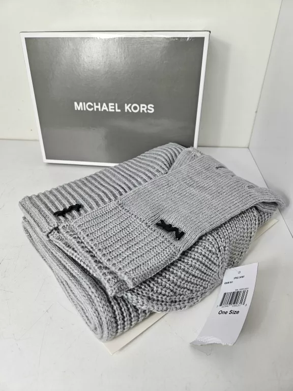MICHAEL KORS ZESTAW RĘKAWICZKI, CZAPKA SZALIK