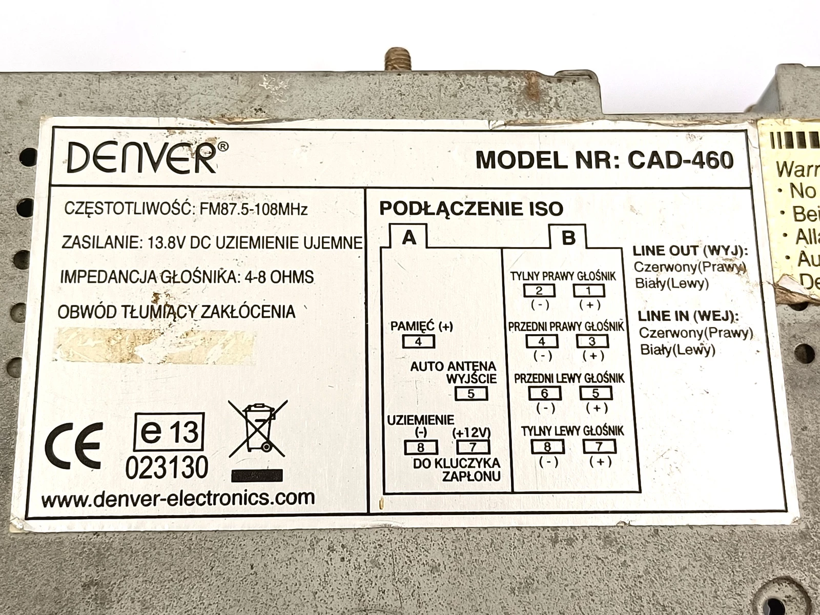 radio-samochodowe-denver-cad-460-kod-producenta-cau-415