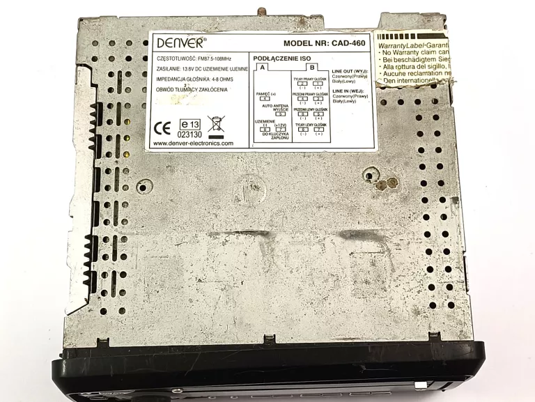 RADIO SAMOCHODOWE DENVER CAD-460