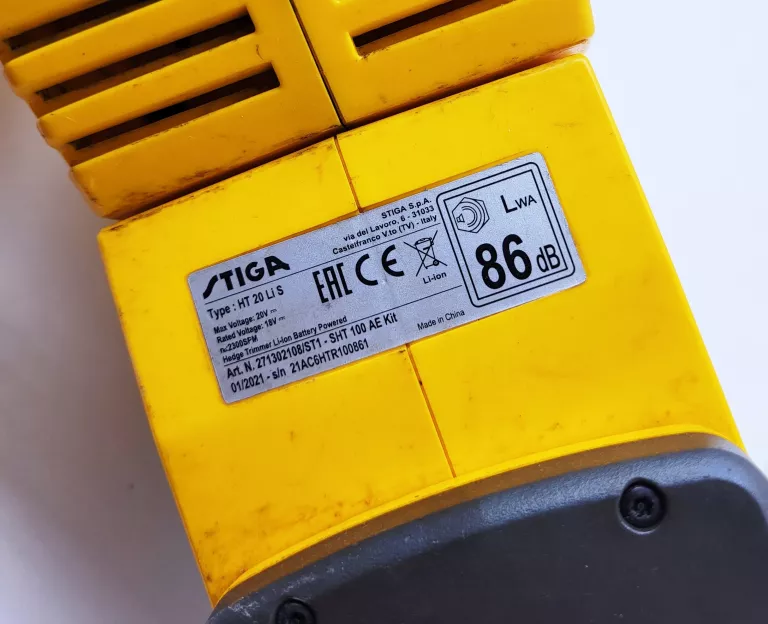 NOŻYCE ELEKTRYCZNE AKUMULATOROWE STIGA SHT 100 AE 50 CM 20 V