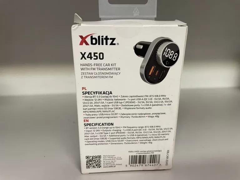 TRANSMITER XBLITZ X450