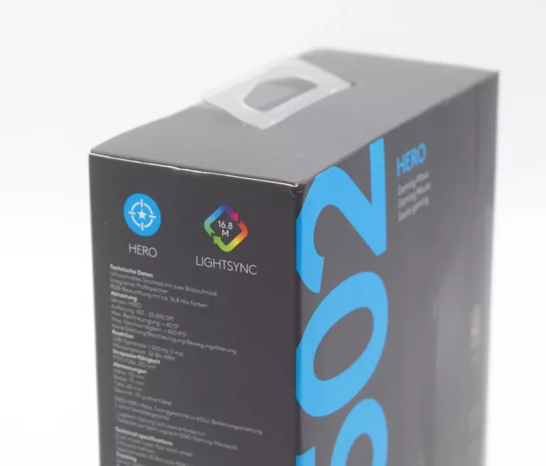 MYSZKA PRZEWODOWA LOGITECH G502 HERO SENSOR OPTYCZNY