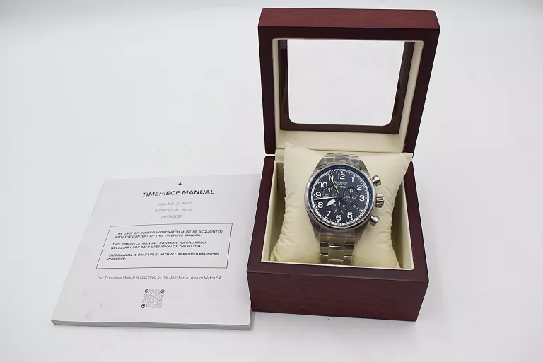 ZEGAREK MĘSKI AVIATOR AIRACOBRA P45 CHRONO V.2.25.0.169.5
