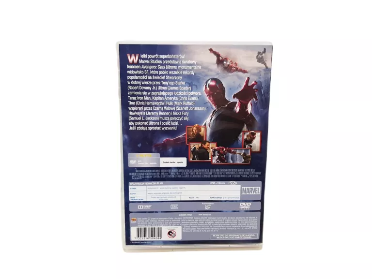 FILM DVD AVENGERS CZAS ULTRONA