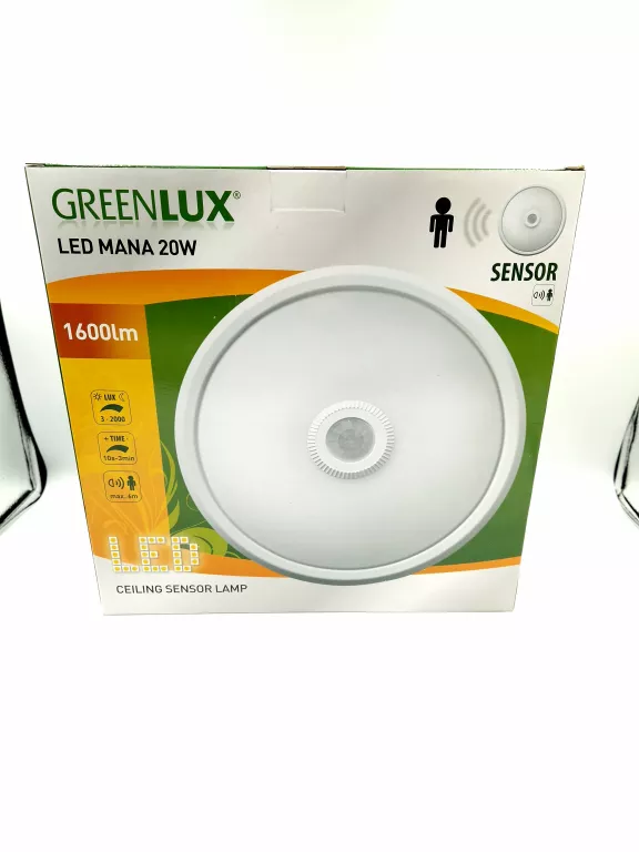 PLAFON MANA Z CZUJNIKIEM RUCHU PIR LED 20W 4000K