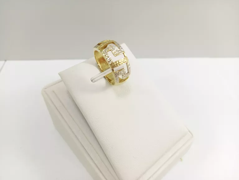 ŚLICZNY ZŁOTY PIERŚCIONEK R18 P585 4,83G