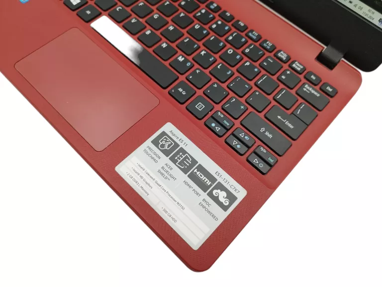 LAPTOP ACER ASPIRE ES1-131 N3150 4GB RAM 500GB HDD WIN10!