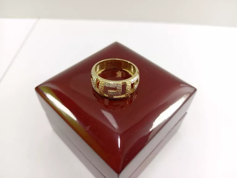 ŚLICZNY ZŁOTY PIERŚCIONEK R18 P585 4,83G