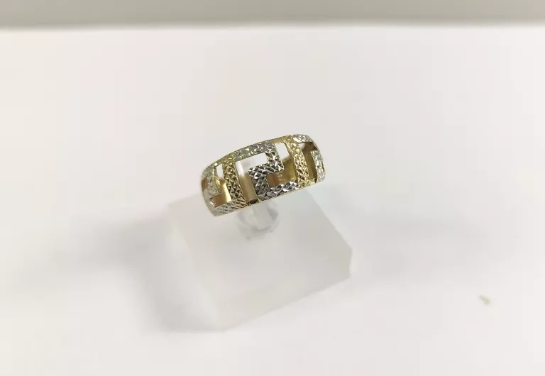 ŚLICZNY ZŁOTY PIERŚCIONEK R18 P585 4,83G