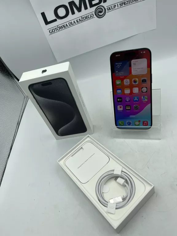 TELEFON APPLE IPHONE 15 PRO MAX 512GB !! IDEALNY !!