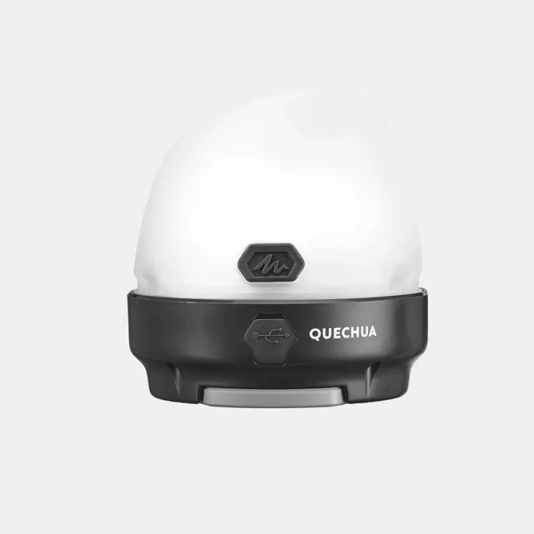 LAMPKA KEMPINGOWA ŁADOWANA QUECHUA BL50 DYNAMO CZARNA