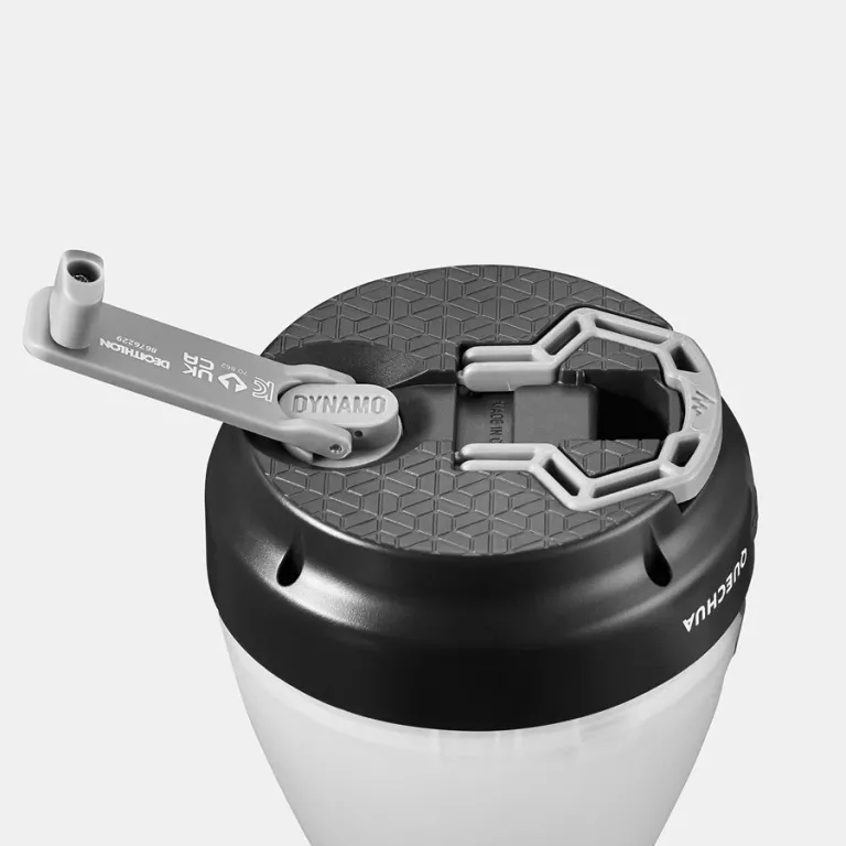 LAMPKA KEMPINGOWA ŁADOWANA QUECHUA BL50 DYNAMO CZARNA
