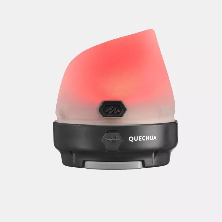 LAMPKA KEMPINGOWA ŁADOWANA QUECHUA BL50 DYNAMO CZARNA