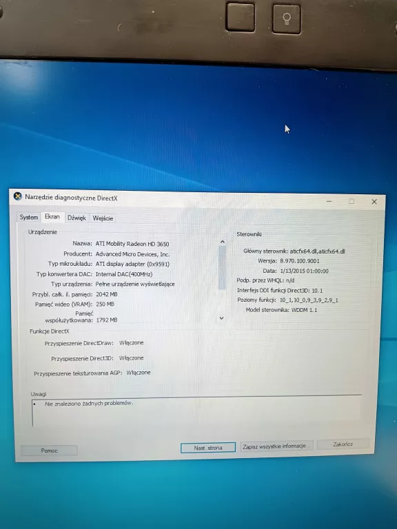 LAPTOP HP ELITEBOOK 8530P + ŁAD ( NAKLJEKI)