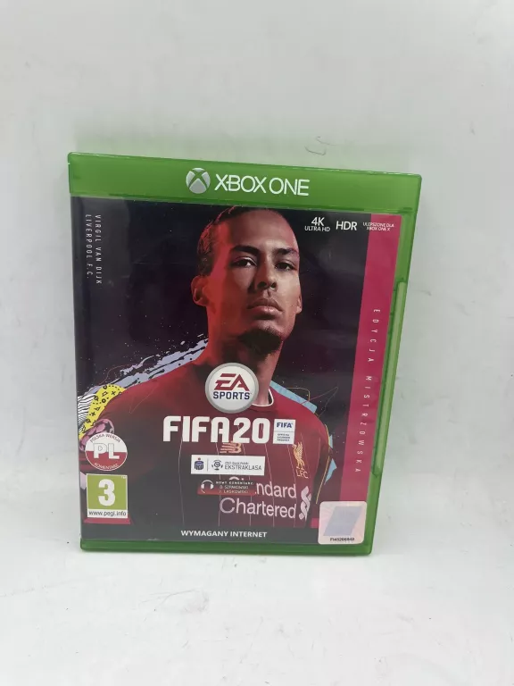 XBOX ONE FIFA 20 EDYCJA MISTRZOWSKA