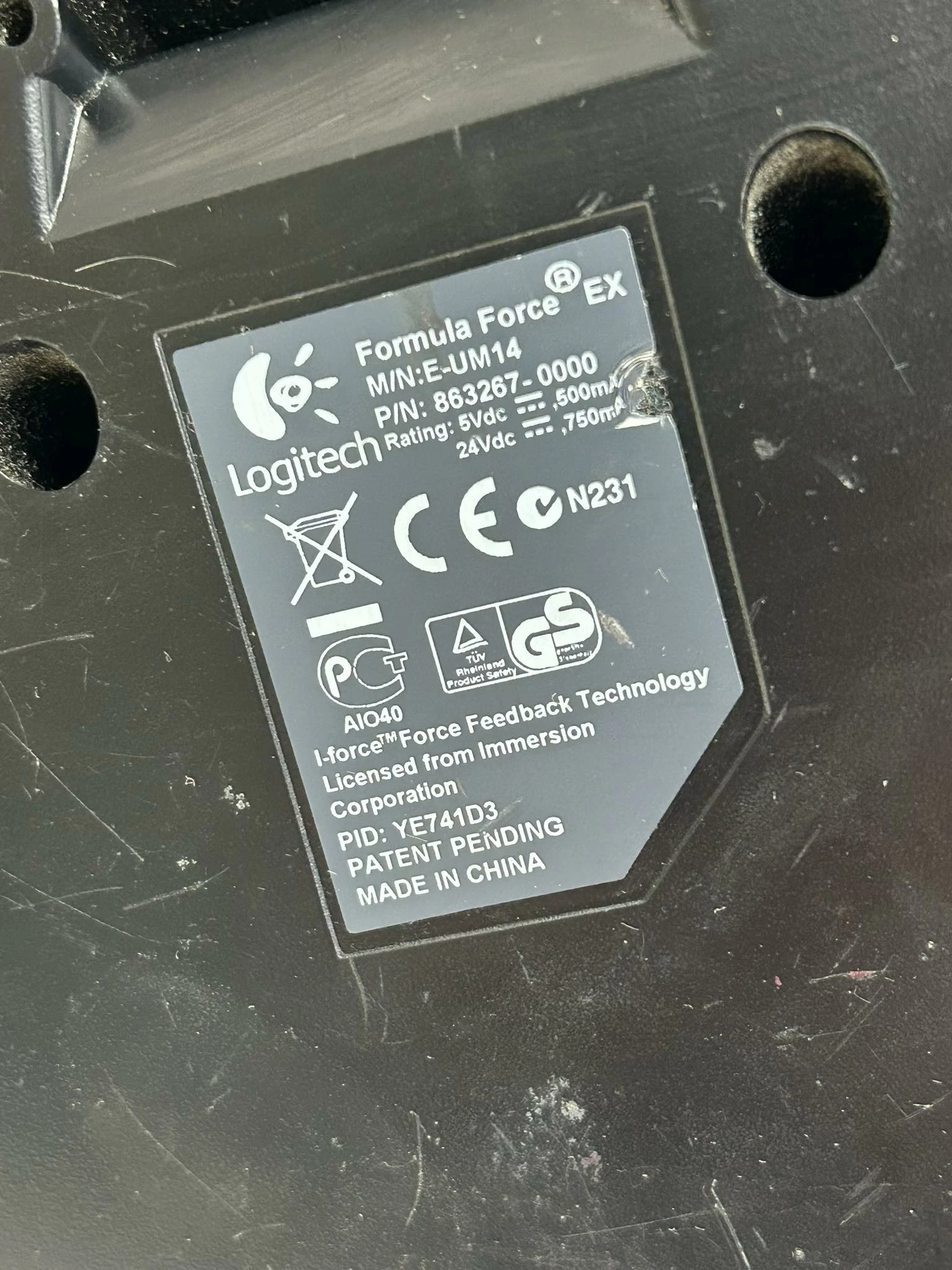 kierownica-logitech-formula-force-ex-marka-logitech