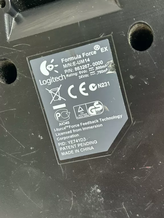 kierownica-logitech-formula-force-ex-marka-logitech