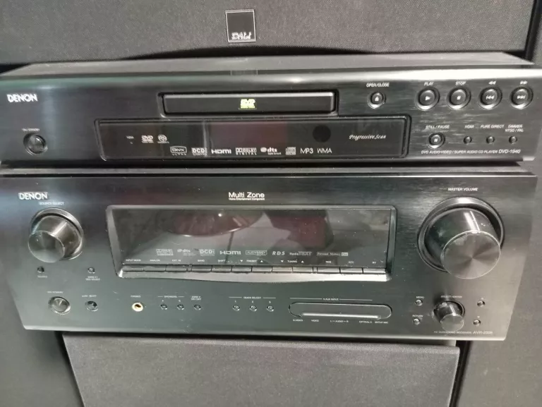 DENON AVR-2308 + GŁOŚNIKI DALI CONCEPT + SUB + DVD