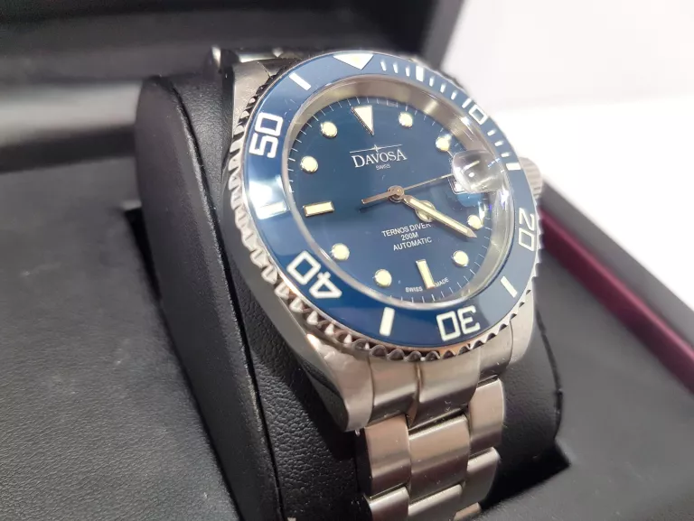 ZEGAREK MĘSKI DAVOSA TERNOS DIVER CERAMIC AUTOMATIC 161.555.40