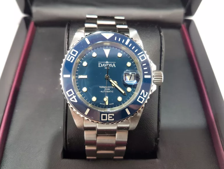 ZEGAREK MĘSKI DAVOSA TERNOS DIVER CERAMIC AUTOMATIC 161.555.40