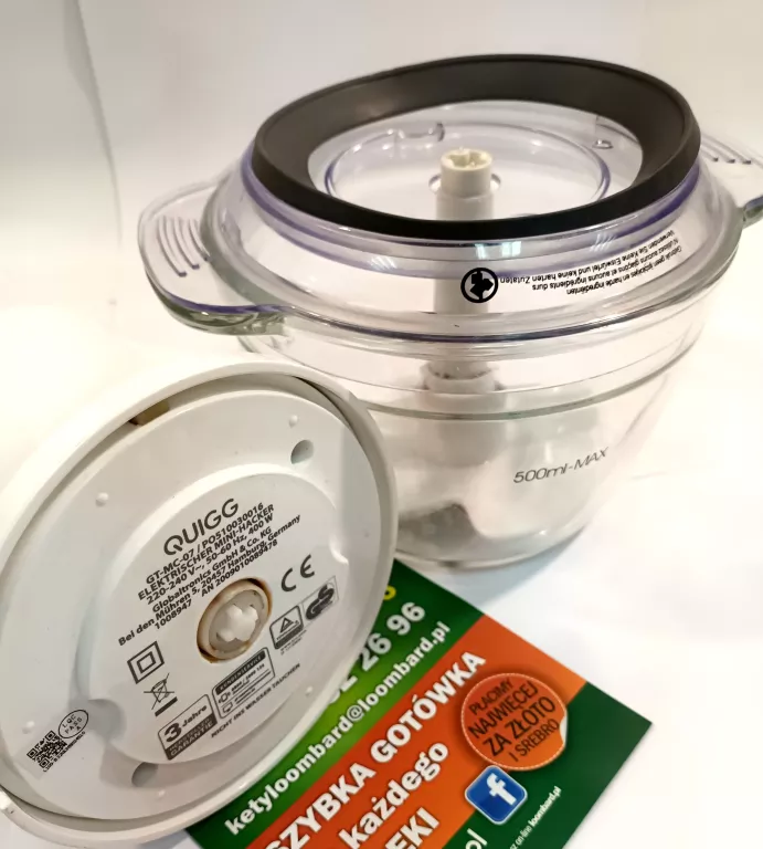 ROZDRABNIACZ AMBIANO MINI HACKER 500 W