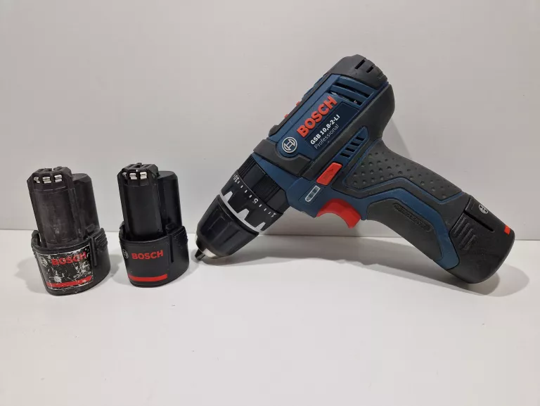 BOSCH GSB 10,8-2-LI ŁAD 3 BATERIE