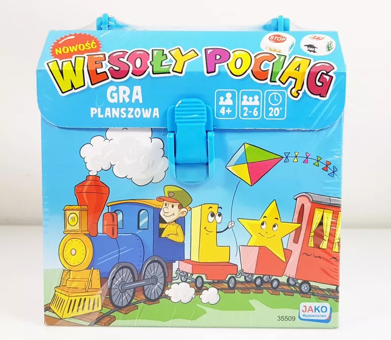 WESOŁY POCIĄG 2W1. GRA/PUZZLE ALFABET