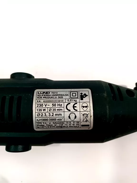 LUND 79314 MINI SZLIFIERKA WIELOFUNKCYJNA 135W