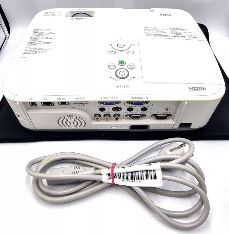 PROJEKTOR NEC M311W/ NP16LP/ ZASILACZ