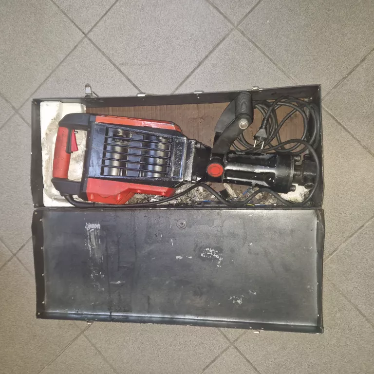 MŁOT WYBURZENIOWY YATO YT-82001 + WALIZKA USZKODZONY! NA CZĘŚCI!