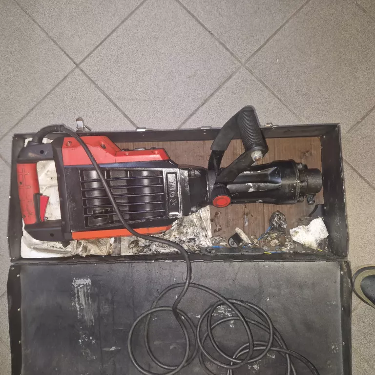 MŁOT WYBURZENIOWY YATO YT-82001 + WALIZKA USZKODZONY! NA CZĘŚCI!