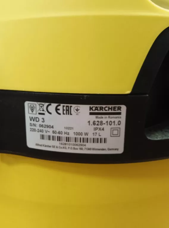 ODKURZACZ KARCHER WD3