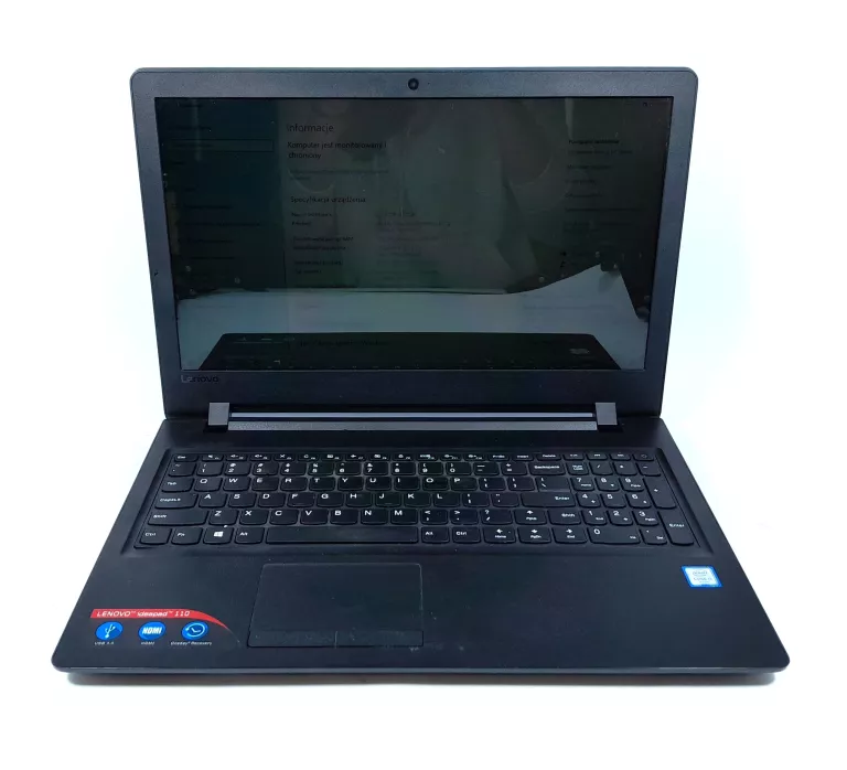 LAPTOP LENOVO IDEAPAD 110-1 ISL I3-6006U 4/120 GB WIN10 HOME