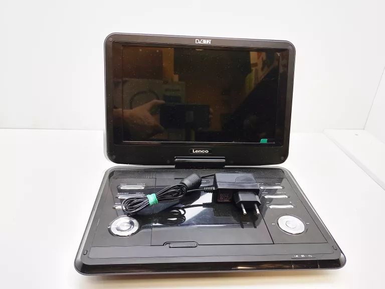 PRZENOŚNY ODTWARZACZ DVD LENCO DVP-1273 + ZASILACZ