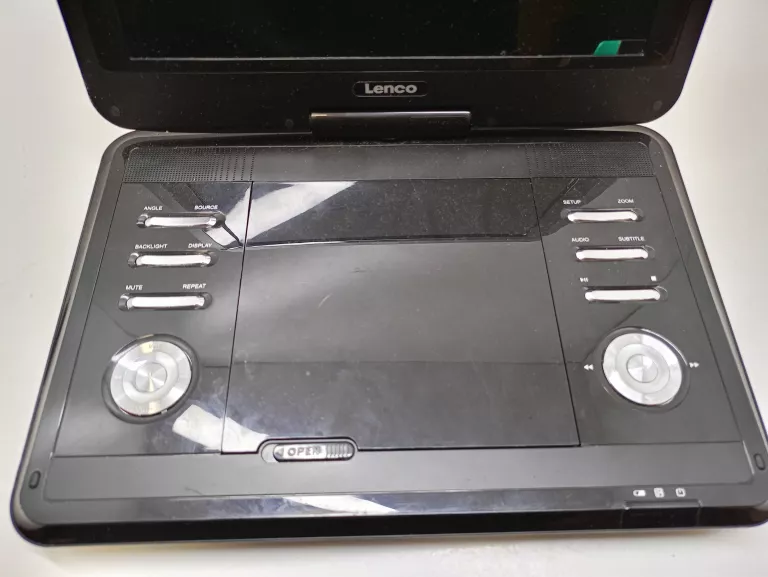 PRZENOŚNY ODTWARZACZ DVD LENCO DVP-1273 + ZASILACZ