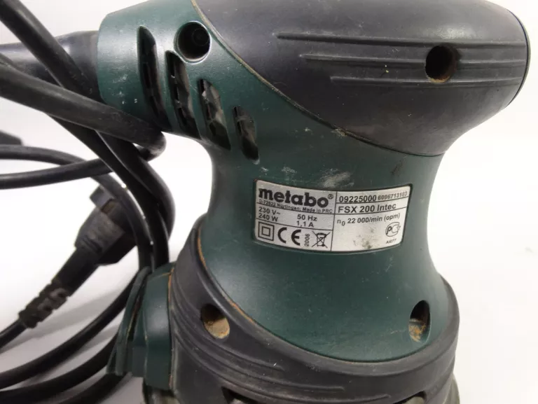 METABO FSX 200 SZLIFIERKA OSCYLACYJNA MIMOŚRODOWA WALIZKA USZKODZONA