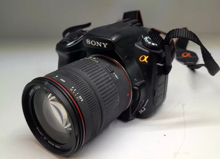 lustrzanka-sony-dslr-a300-sigma-18-200mm-stan-uzywany