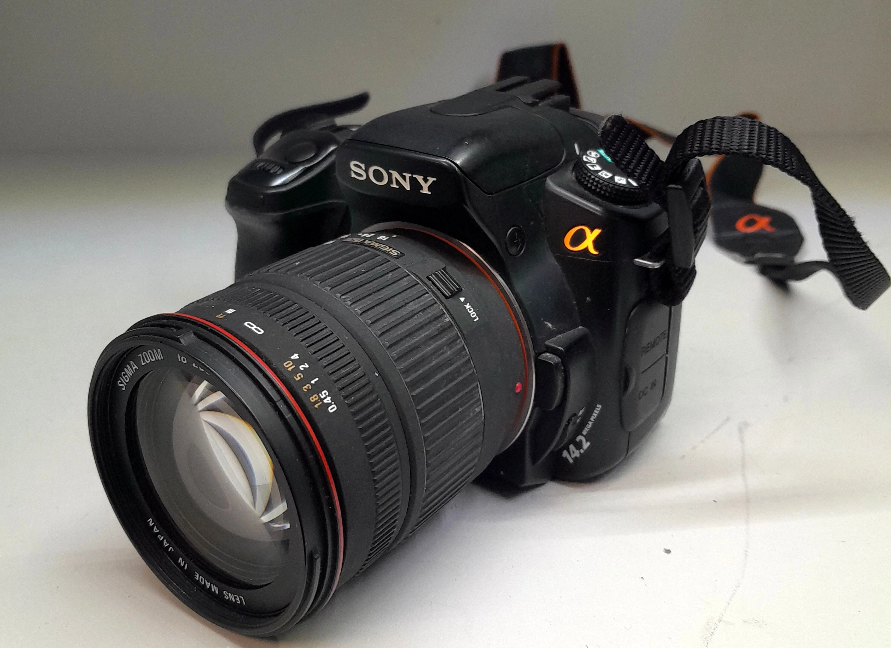 lustrzanka-sony-dslr-a300-sigma-18-200mm-stan-uzywany