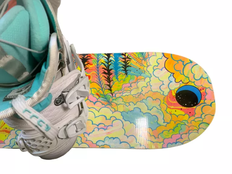 DESKA SNOWBOARDOWA GNU 125 + ZAPIECIA+ BUTY R 36.5