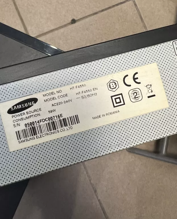 KINO DOMOWE SAMSUNG HT-F4550 5.1 500W CZARNY