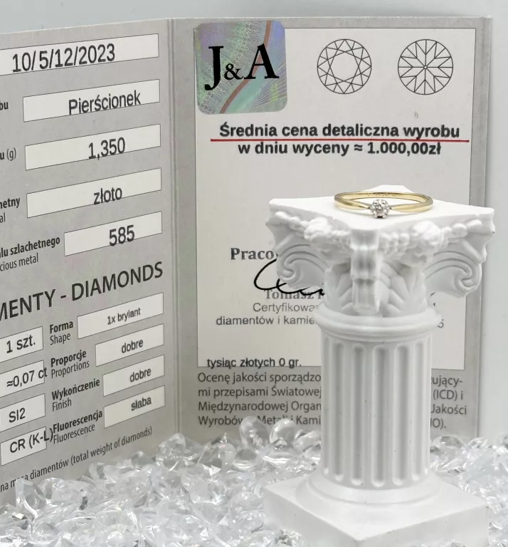 zloty-pierscionek-z-brylantem-r12-stan-11323-2