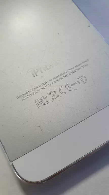 IPHONE 5 BIAŁY ICLOUD ZALOGOWANY