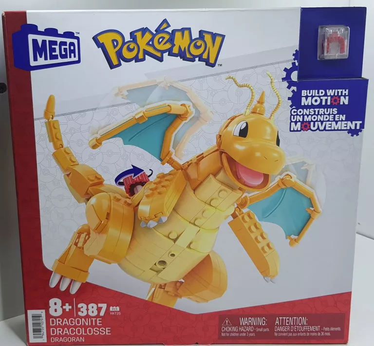 ZESTAW KLOCKÓW MEGA POKEMON DARGONITE - 387 PCS